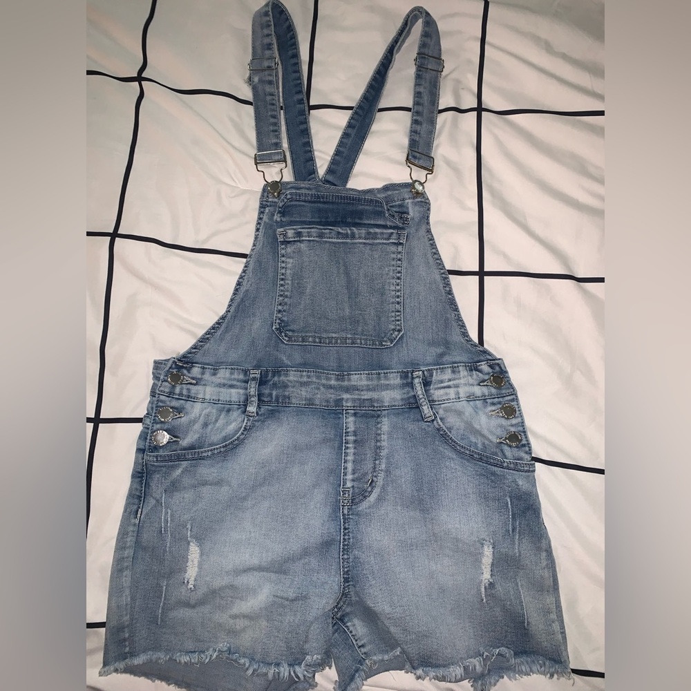 Shein Faded Overalls